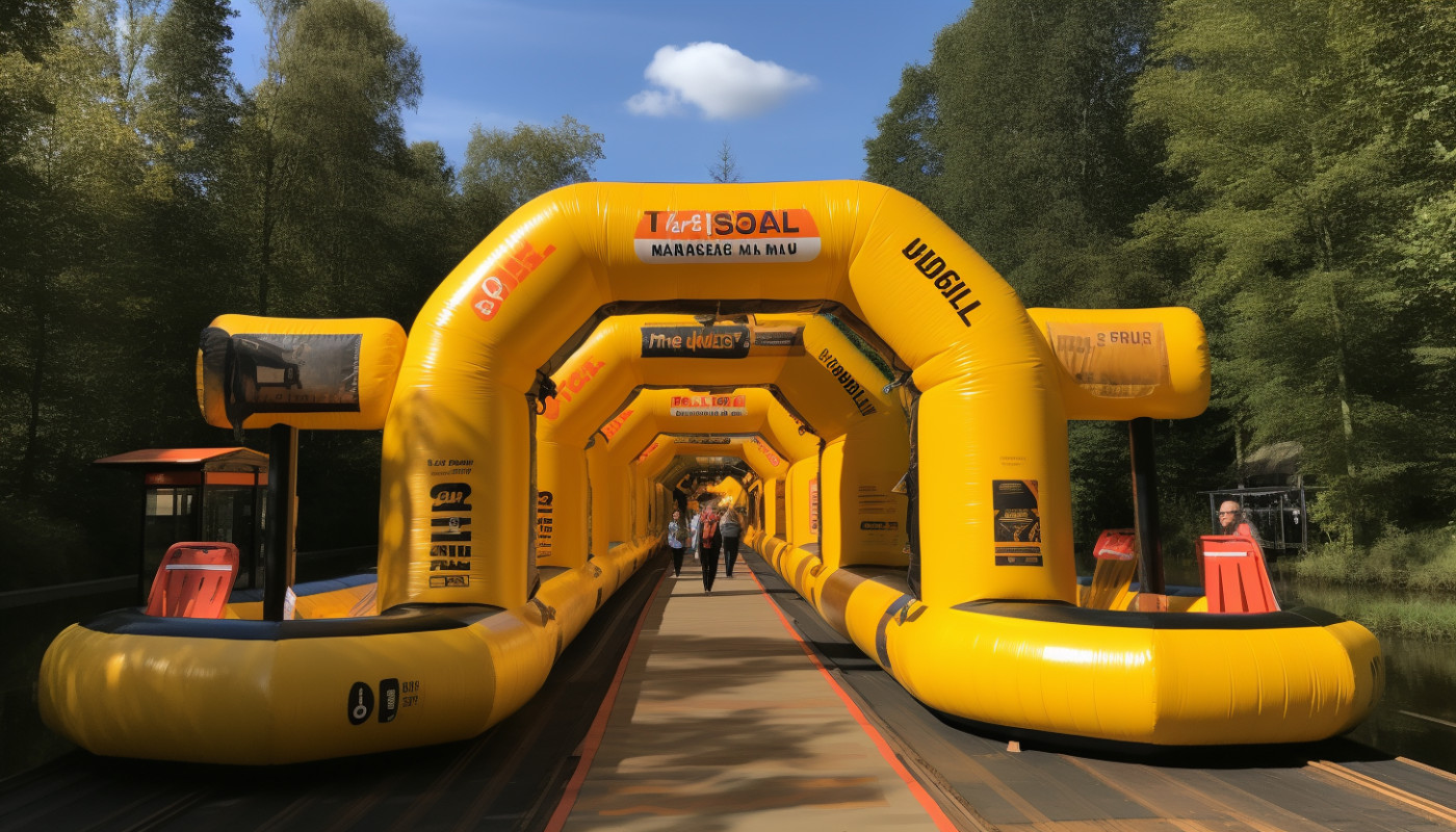 La signalétique gonflable pour améliorer la navigation dans les grands événements