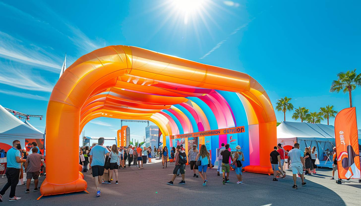 Maximiser la visibilité des événements avec des tentes gonflables publicitaires